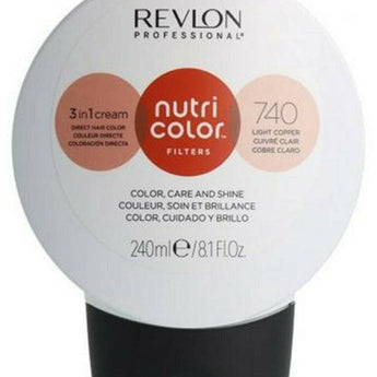 Revlon Professional Nutri Color Creme 3 in 1 Cream #740 Light Copper 240ml - Australian Salon Discounters