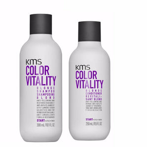 KMS Color Vitality Blonde Shampoo and Conditioner Duo Pack - On Line Hair Depot