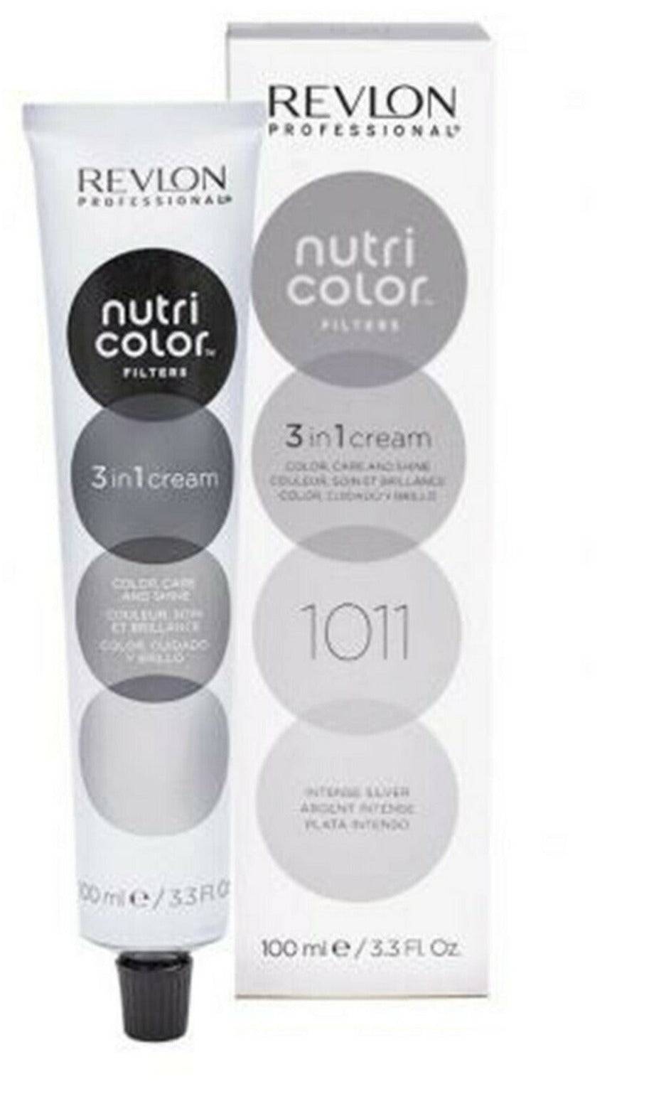 Revlon Professional Nutri Color Creme 3 in 1 Cream #1011 Intense Silver 100ml - On Line Hair Depot
