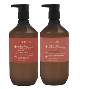Theorie Amber Rose Hydrating Shampoo and Conditioner 400 ml Duo - On Line Hair Depot