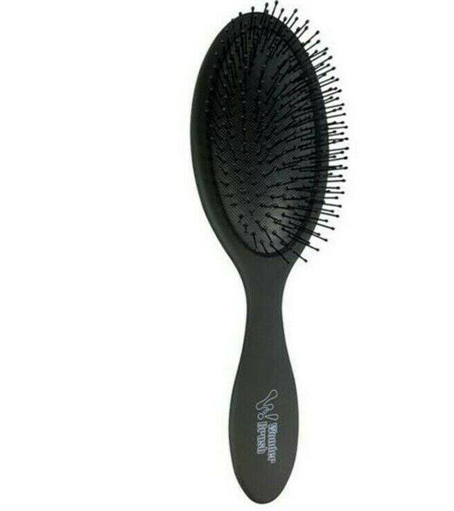 Hi Lift Professional Wet & Dry Wonder Brush Black Detangle All Hair Types - On Line Hair Depot