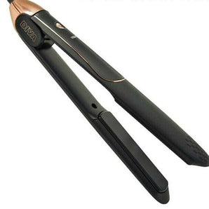 Diva Glam Professional Ceramic Styler Hair Straightener Flat Iron black Edition - Australian Salon Discounters