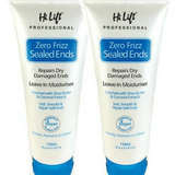 Hi Lift Professional Zero Frizz Sealed ends Repairs Dry Damaged Ends Leave in Moisturiser 150ml x 2 - On Line Hair Depot