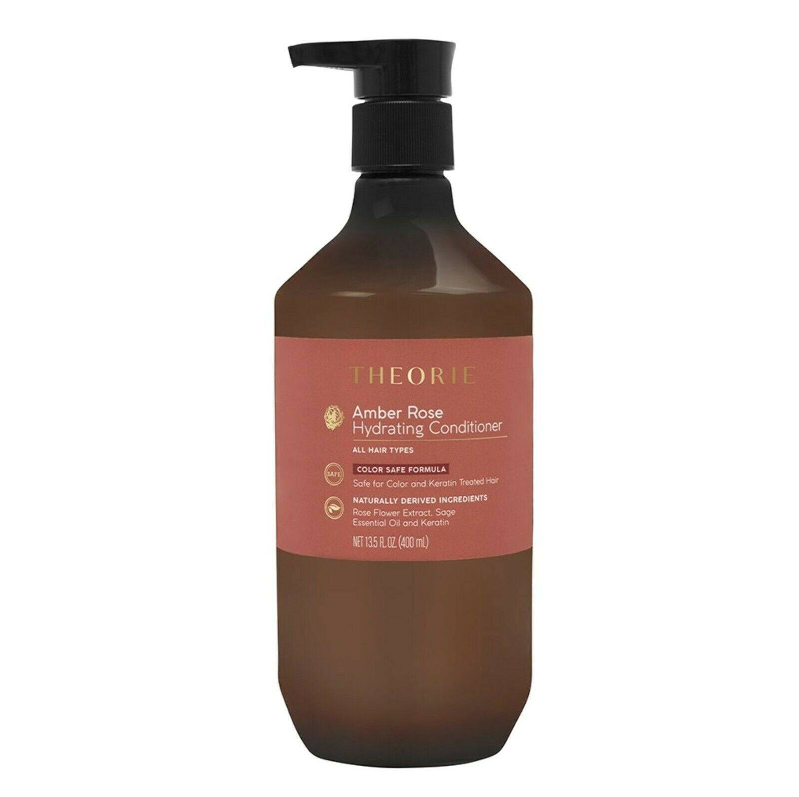 Theorie Amber Rose Hydrating Shampoo and Conditioner 400 ml Duo - On Line Hair Depot