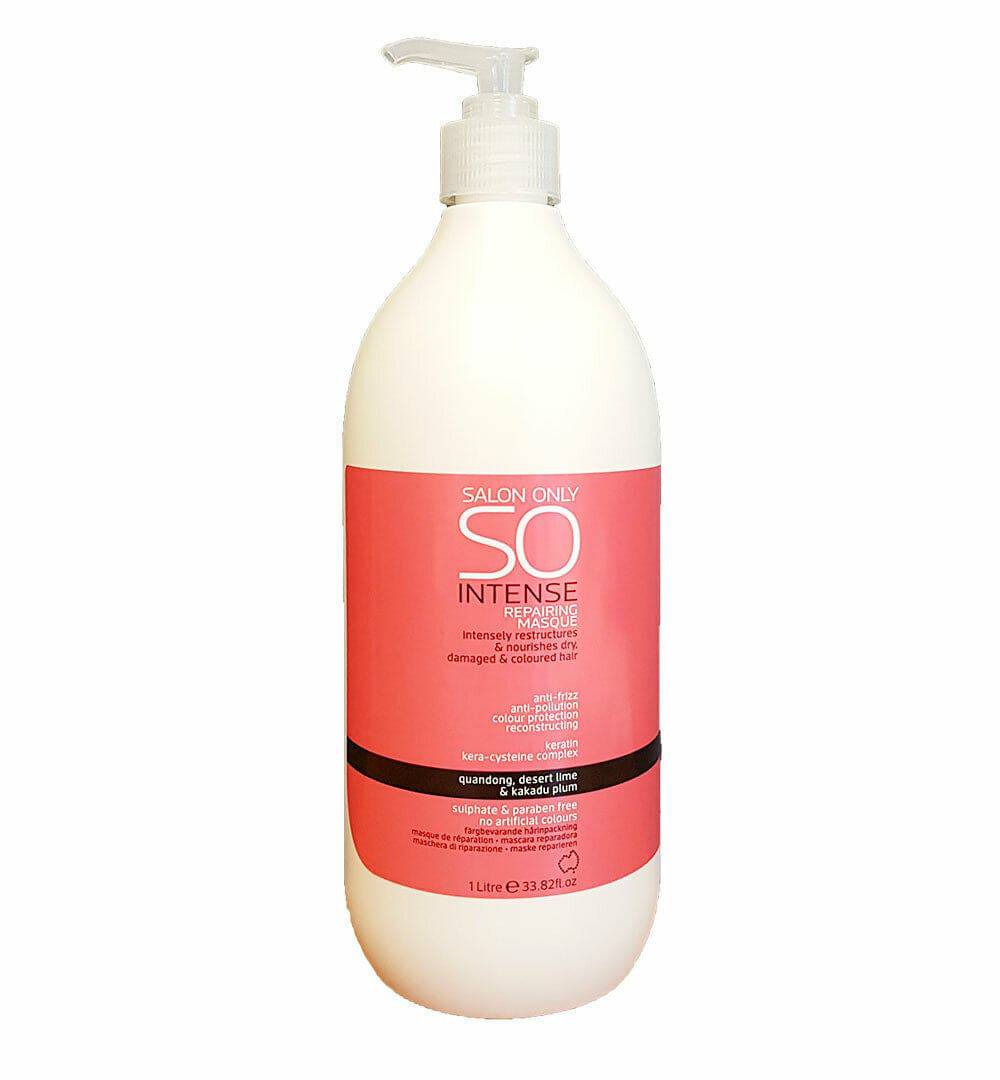 SO Intense Repair Masque 1 x 1lt restructures and nourishes dry, damaged Hair - Australian Salon Discounters