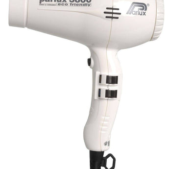 Parlux 3800 White Hair Dryer Ceramic & Ionic Super Compact  Hairdryer - Australian Salon Discounters