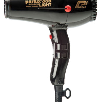 Parlux 385 power light Hair Dryer Ceramic & Ionic Super Compact Black - Australian Salon Discounters
