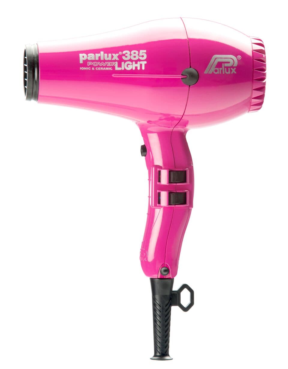 Parlux 385 LIGHT Hair Dryer Ceramic & Ionic Super Compact Pink - On Line Hair Depot
