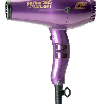 Parlux 385 LIGHT Hair Dryer Ceramic & Ionic Super Compact Purple - Australian Salon Discounters