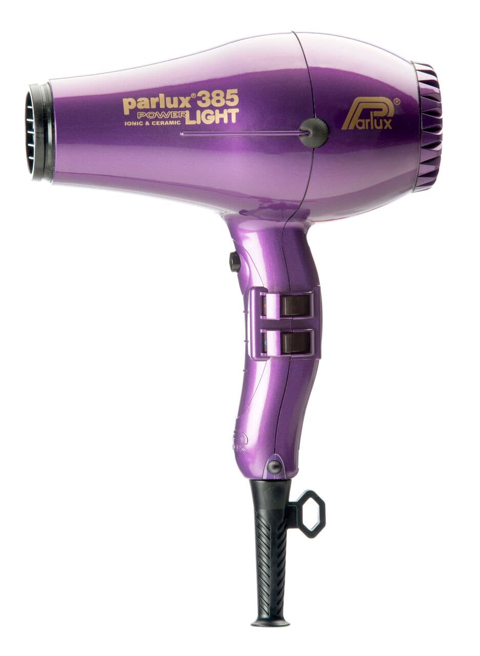 Parlux 385 LIGHT Hair Dryer Ceramic & Ionic Super Compact Purple - Australian Salon Discounters