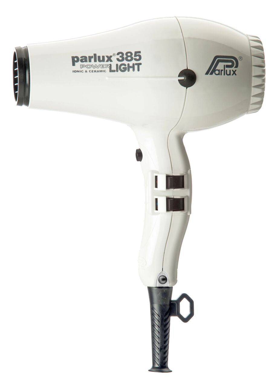 Parlux 385 LIGHT Hair Dryer Ceramic & Ionic Super Compact White - Australian Salon Discounters