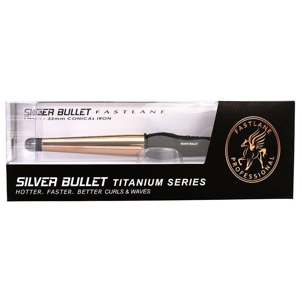 Silver Bullet Fastlane Titanium Conical Curling Iron 13mm - 25mm - On Line Hair Depot