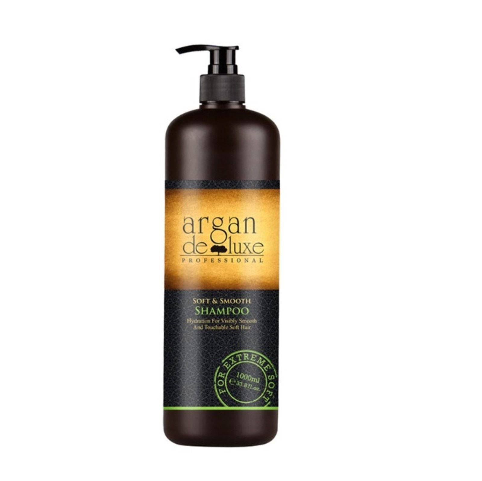 Argan De luxe Moroccan Professional Soft Smooth Shampoo 1lt - On Line Hair Depot