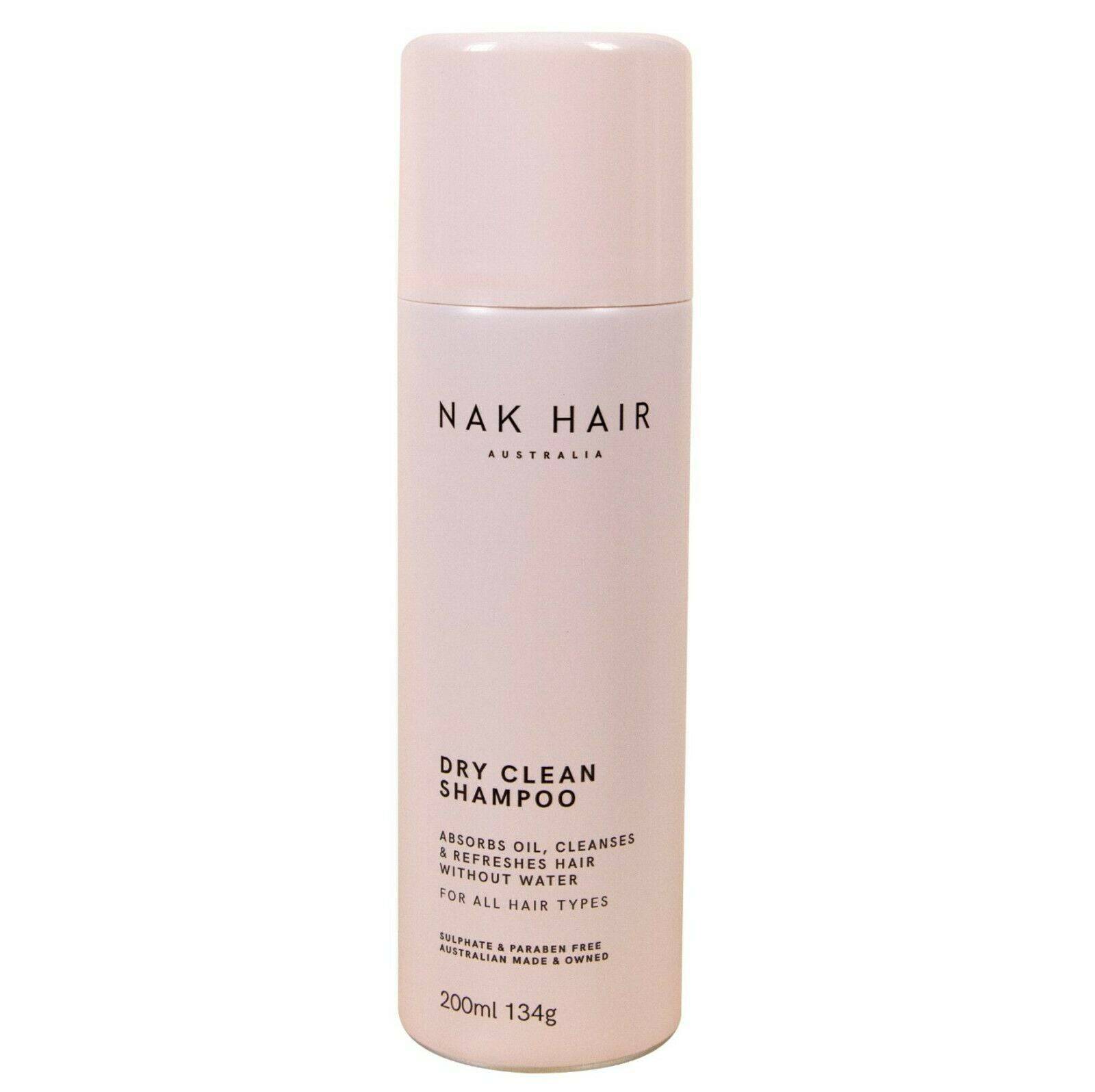 Nak Dry Clean Shampoo 200g a water free dry shampoo - On Line Hair Depot