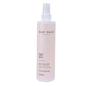 Nak Root Lift mist 250ml x 1 Amplifies Volume body and bounce in all hair textur - On Line Hair Depot