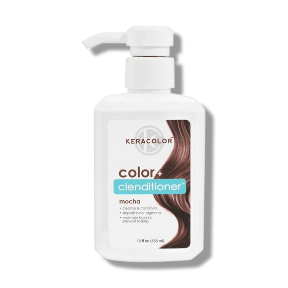 Keracolor Color Clenditioner Colour Shampoo Mocha 355ml - On Line Hair Depot