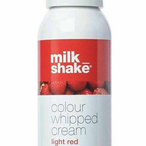 Milk Shake Colour Whipped Cream Light Red 100ml no rinse Coloured Foam - On Line Hair Depot