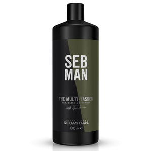 Sebastian SEB MAN The Multi-Tasker 3 in 1 hair, beard & body wash 1000ml - On Line Hair Depot