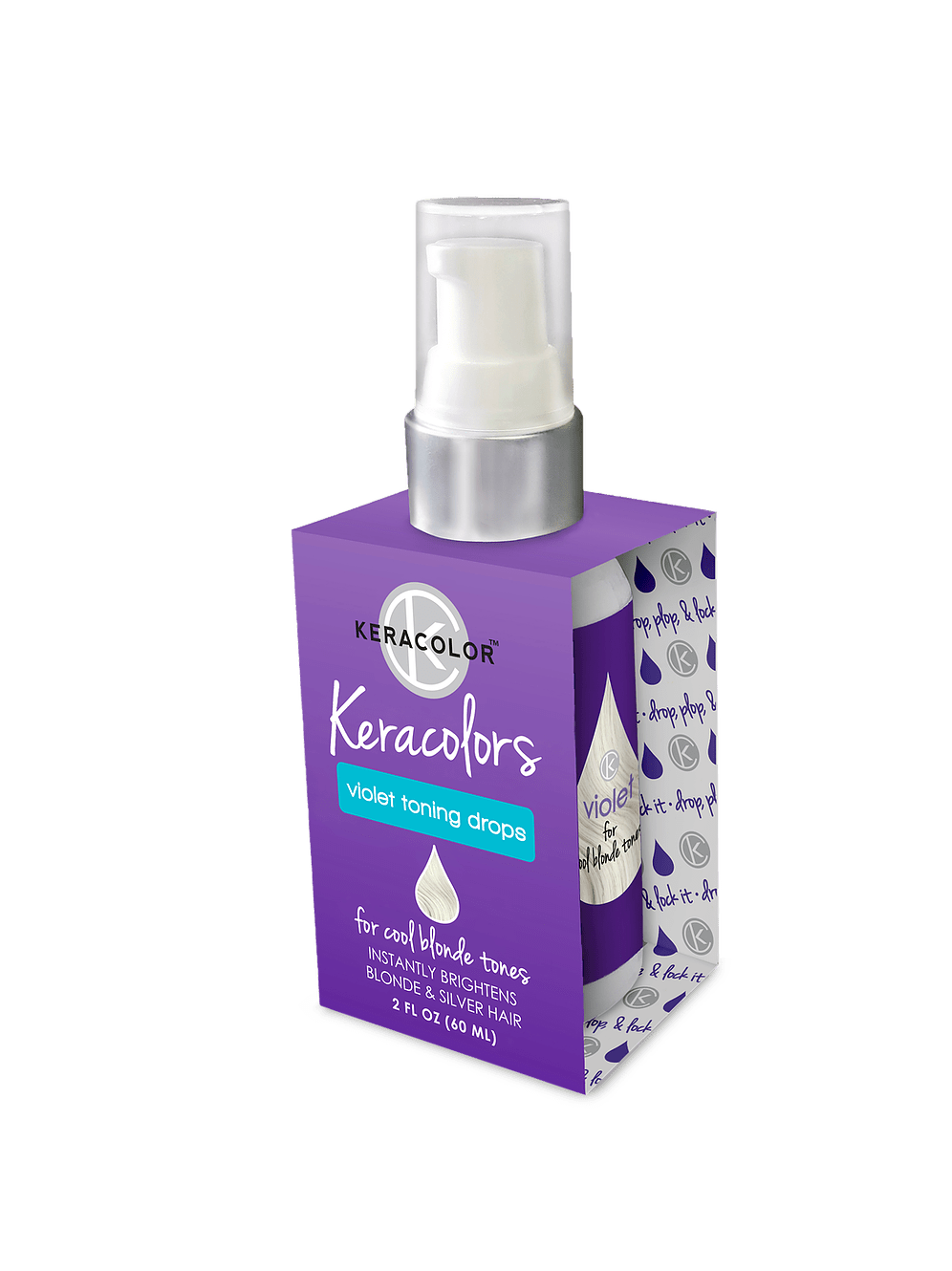 Keracolor Violet Toning Drops for cool blonde tones 60ml x1 - Australian Salon Discounters