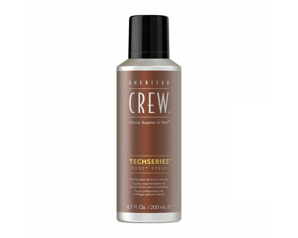 American Crew Tech Series Boost Spray 1 x 200ml Styling Prep Spray for Volume - On Line Hair Depot