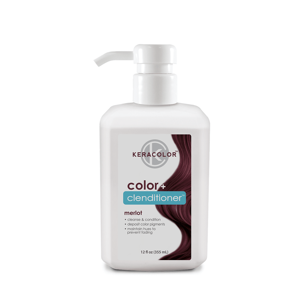 Keracolor Color Clenditioner Colour Shampoo Merlot 355ml - Australian Salon Discounters