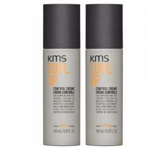 KMS Curl Up Control Creme Duo 2 x 150ml Curlup - On Line Hair Depot