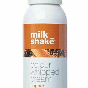 Milk Shake Colour Whipped Cream Copper 100ml no rinse Coloured Conditioning Foam - On Line Hair Depot