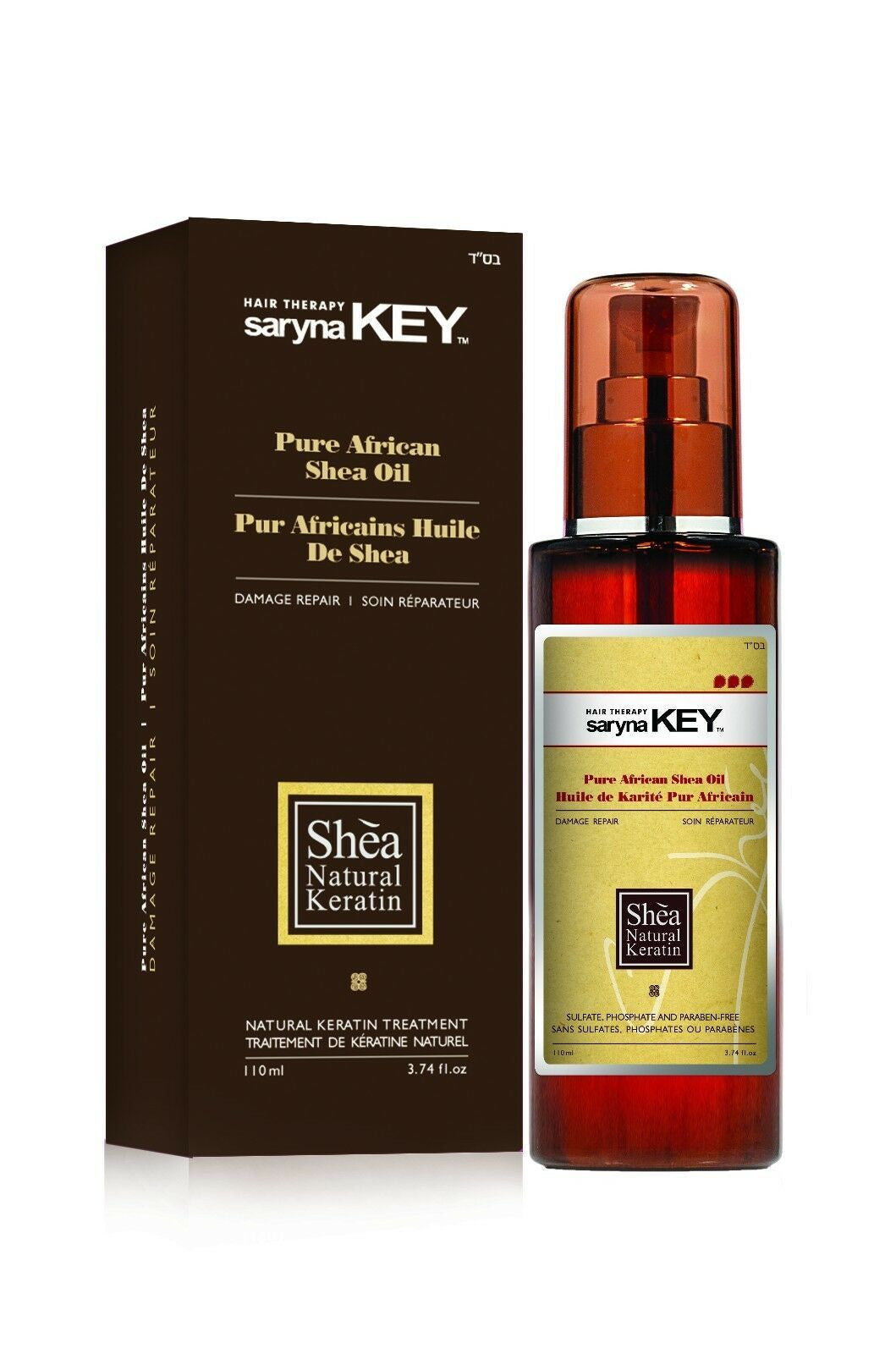 iaahhaircare,SARYNA KEY Pure African Shea Oil Natural Keratin Treatment 110ml for Damge/Repai,Shampoos & Conditioners,Saryna Key