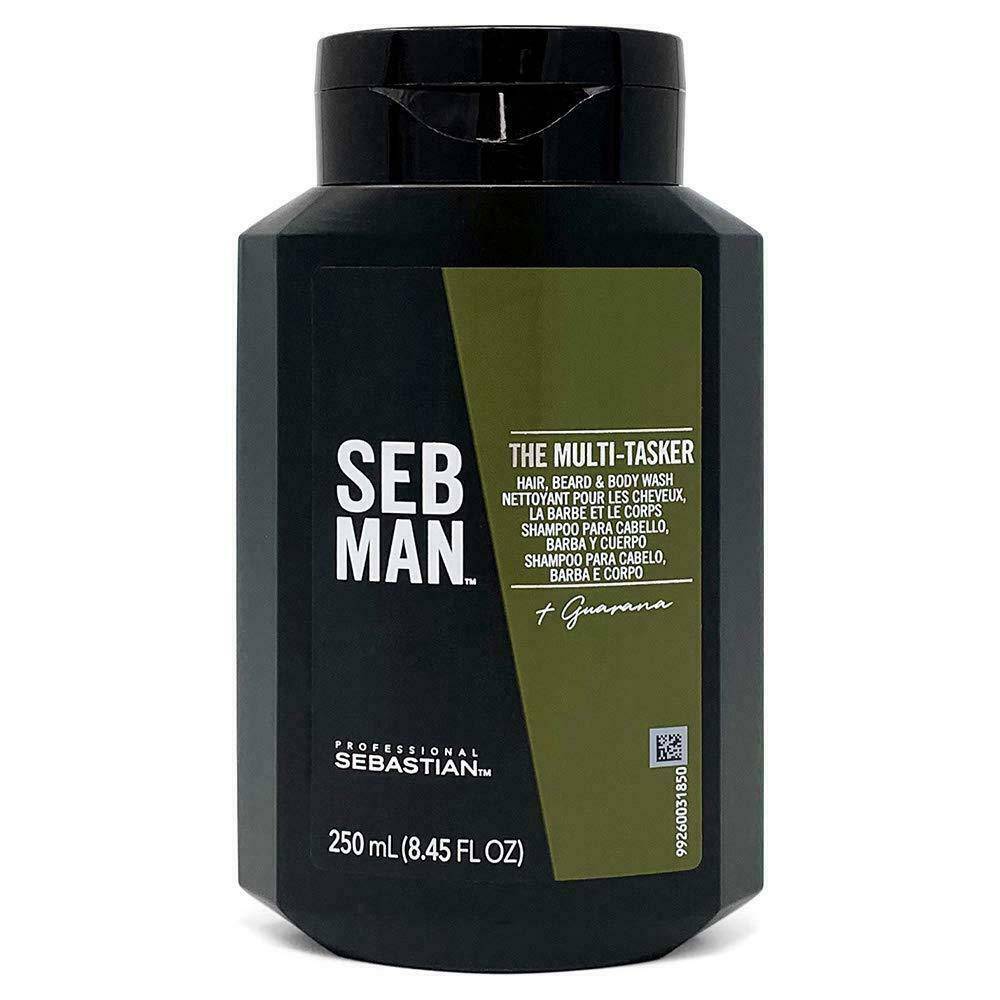Sebastian SEB Man The Multi-Tasker 3 in 1 hair, beard & body wash 250ml - Australian Salon Discounters