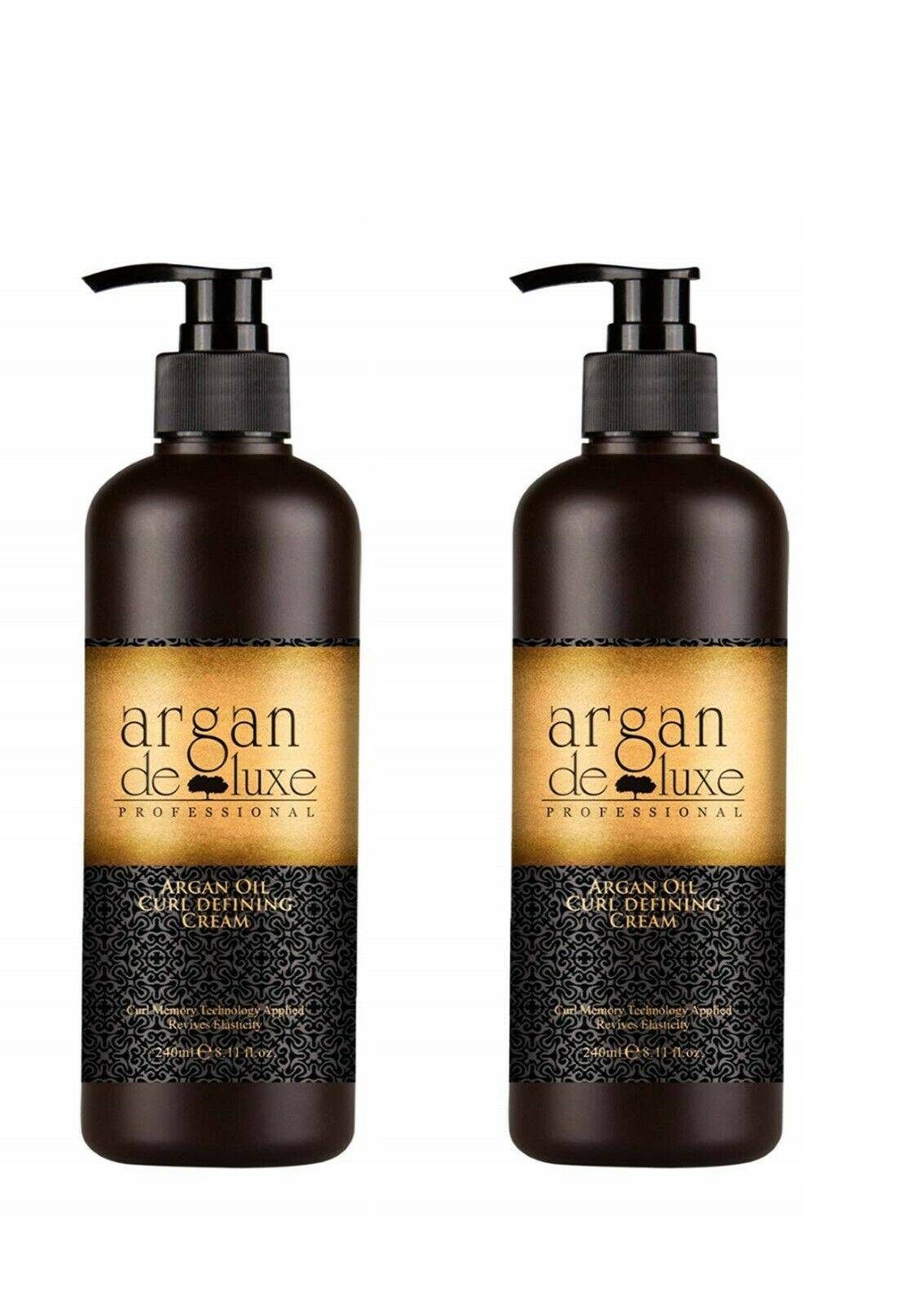 Argan de luxe Professsional  Argan Oil Curl Defining Cream 240ML X 2 - On Line Hair Depot