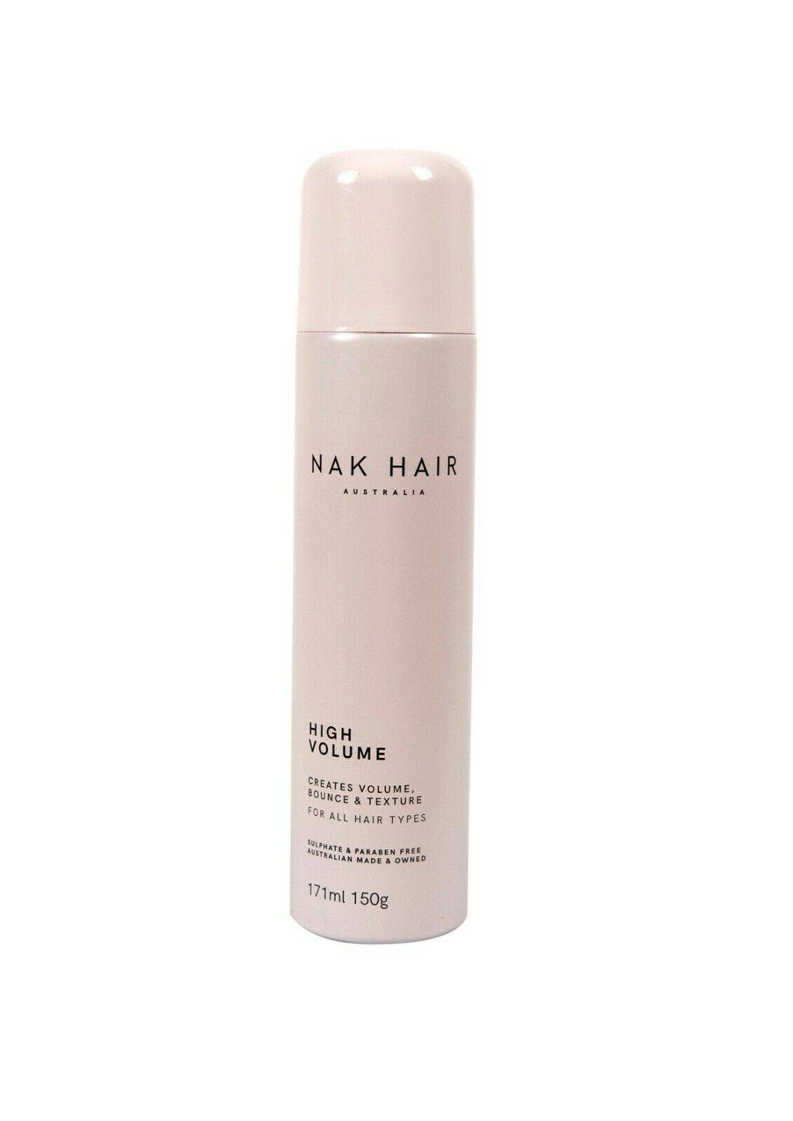 NAK High Volume Texture Spray 150g Vegan - Sulphate/Paraben Free - On Line Hair Depot
