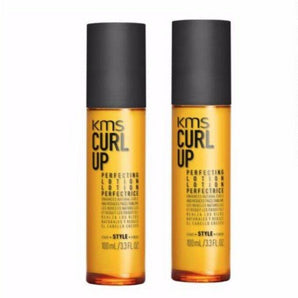 KMS Curl Up Perfecting Lotion Duo 2 x 100ml Curlup - On Line Hair Depot