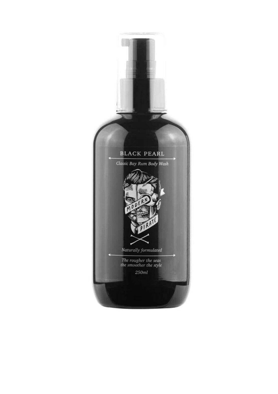 Modern Pirate Black Pearl Classic Bay Rum Body Wash 250ml - On Line Hair Depot