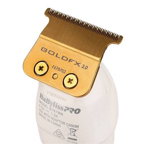 BaBylissPRO WhiteFX Skeleton Lithium Hair Trimmer - Australian Salon Discounters