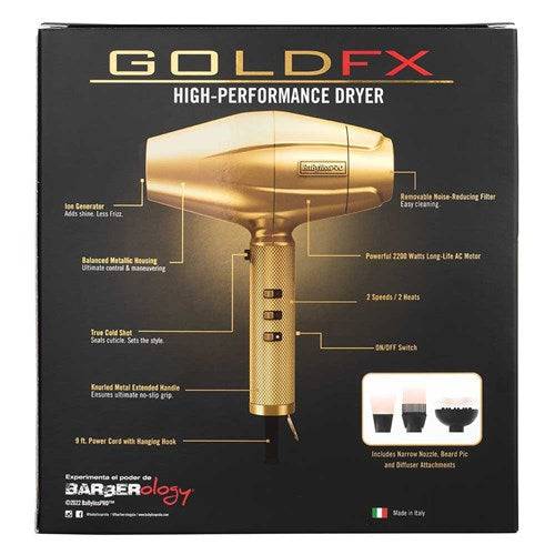 BaBylissPRO GoldFX Hair Dryer - Australian Salon Discounters