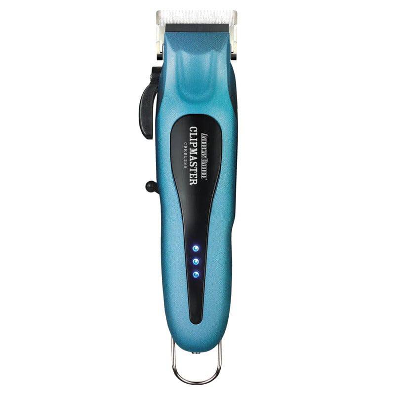 American Barber Clipmaster Cordless Clipper professional hairdresser Clippers Steel Blue - Australian Salon Discounters