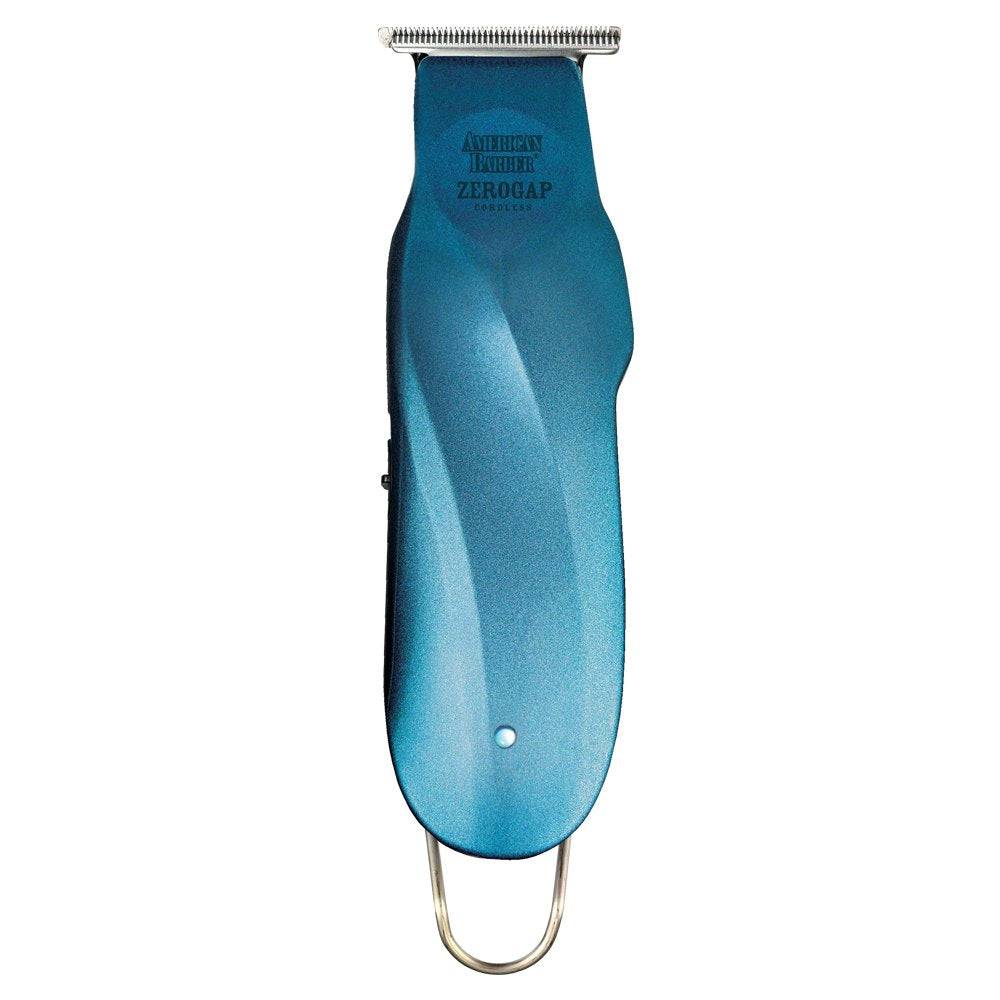 American Barber Zero Gap Trimmer Blue Cord/Cordless - Australian Salon Discounters