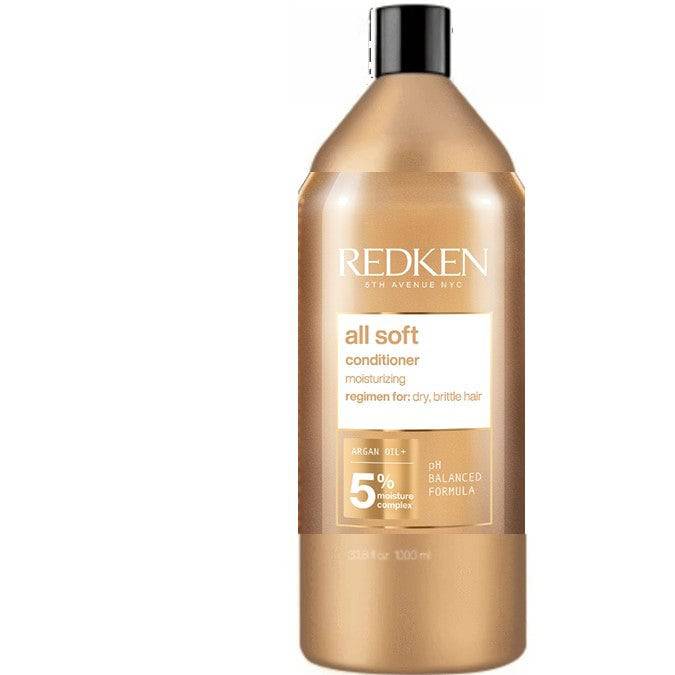 Redken All Soft Conditioner 1lt for Dry, Brittle Hair in need of Moisture - On Line Hair Depot