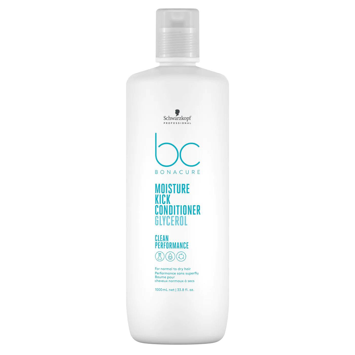 Schwarzkopf BC Bonacure Hyaluronic Moisture Kick Shampoo Conditioner 1lt Duo - Australian Salon Discounters
