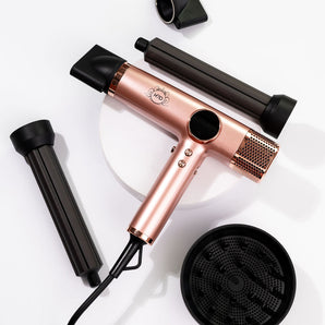 H2D Extreme Hairdryer Four In One Hair Dryer & Styler in Rose Gold