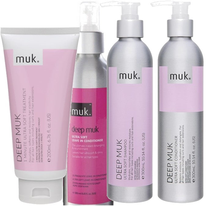 Muk Deep Ultra Soft Range 4 x Products in Range - Australian Salon Discounters