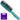 Duboa 60 Medium Brush Aqua/ Green 155 mm Long Made in Japan - Australian Salon Discounters