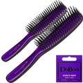 Duboa Brush Purple Duo Large and Medium Made in Japan - Australian Salon Discounters