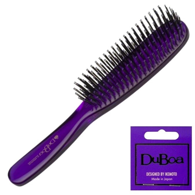 Duboa 60 Brush purple Medium Size 155 mm Long Made in Japan - On Line Hair Depot
