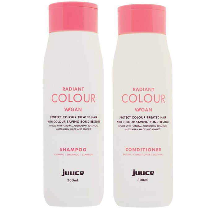 Juuce Radiant Colour Shampoo and Conditioner 300ml Duo Juuce Colour Life - On Line Hair Depot