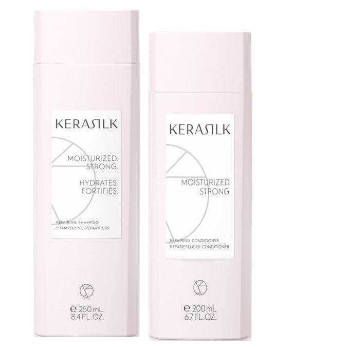 Kerasilk Repairing Moisturized Strong Shampoo & Conditioner Duo Pack - Australian Salon Discounters