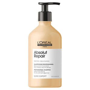 L'oreal Professionel Absolut Repair Duo Gold Quinoa + Protein SHAMPOO & Conditioner 500ml Duo - On Line Hair Depot