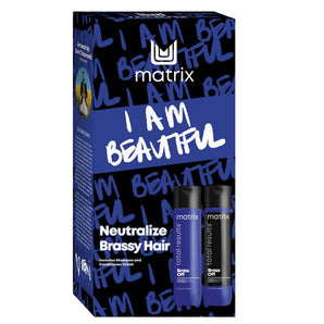 Matrix Total Results Brass Off shampoo & Conditioner  Duo Neutralize Brassy tones - On Line Hair Depot