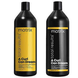 Matrix Total Results A Curl Can Dream Shampoo and Moisturizing Cream 1000ml 1 Litre Duo - On Line Hair Depot