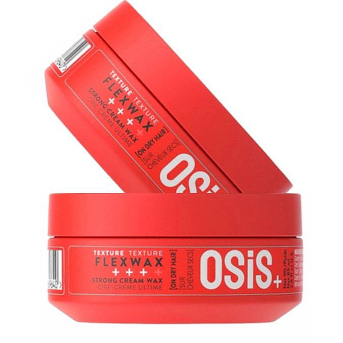Schwarzkopf OSIS+ 4 FLEX WAX ultra strong cream wax hair wax 85g x 2 - Australian Salon Discounters